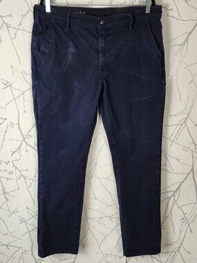 Levi's Navy Cotton Stretch Twill Commuter Pro Chino Pants